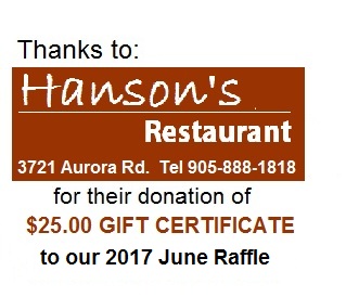 Hanson's thanks