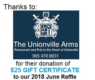 Unionville Arms thanks