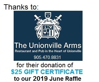 Unionville Arms thanks